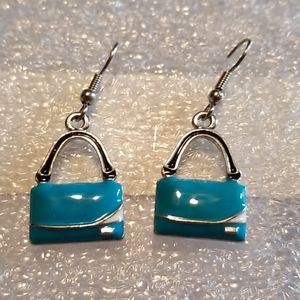 Miche Ashton purse pierced earrings